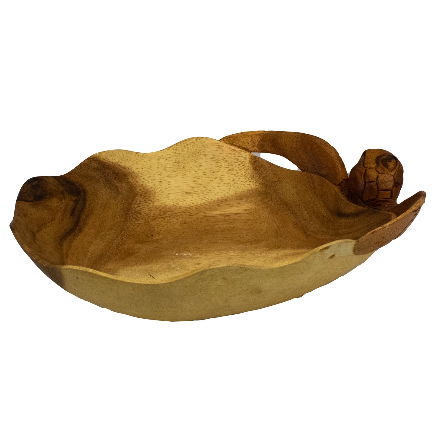Turtle Tranquility: Hand-Carved Wooden Turtle Bowls