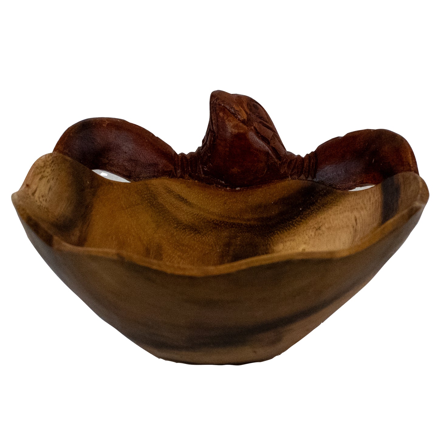 Turtle Tranquility: Hand-Carved Wooden Turtle Bowls